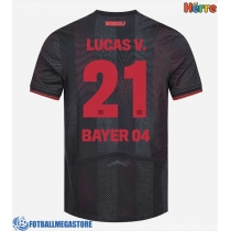 Fotballdrakt Herre Bayer Leverkusen Lucas Vazquez #21 Hjemmedrakt 2025-26 Kortermet